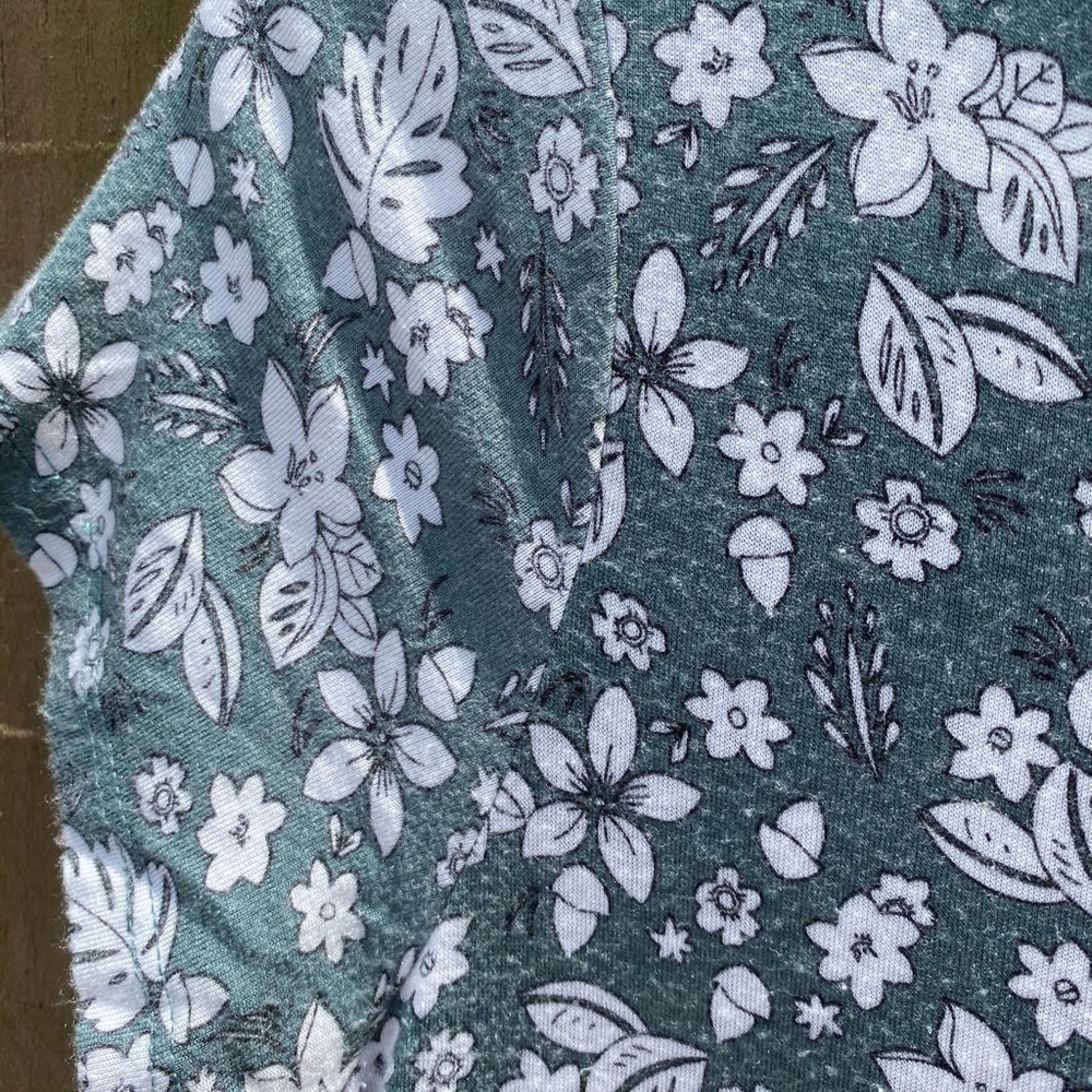 Copper Key Girls Green Floral Dress 🐢🐊 Size: L - Picture 5 of 11